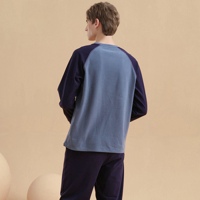 Brushed Fleece Long Sleeve Pajamas 24