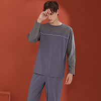 Fashion color contrast splicing home clothes 19