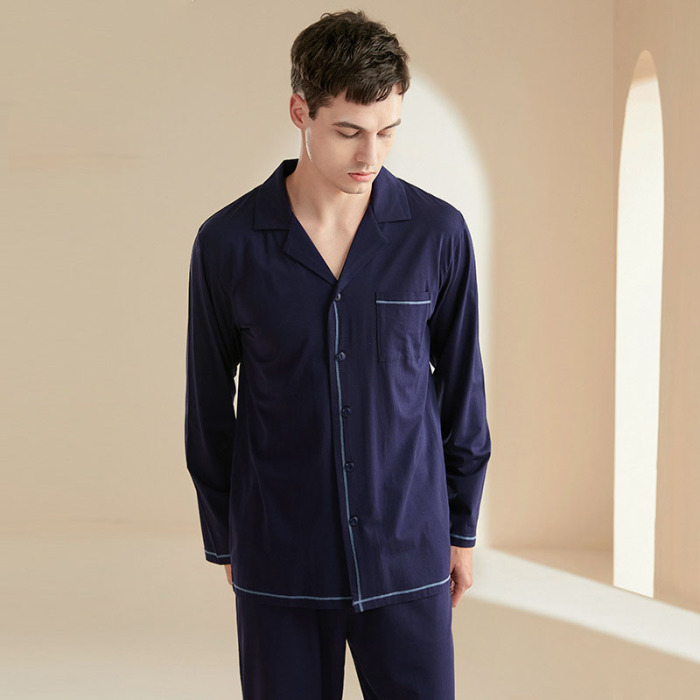 Knitted cotton modal pajamas 22