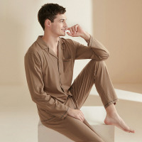 Knitted cotton modal pajamas 22