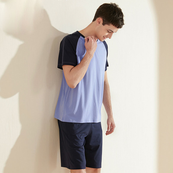 round neck raglan sleeve pajamas 30