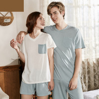 V-neck ultra-thin cool loungewear 38