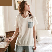 V-neck ultra-thin cool loungewear 38
