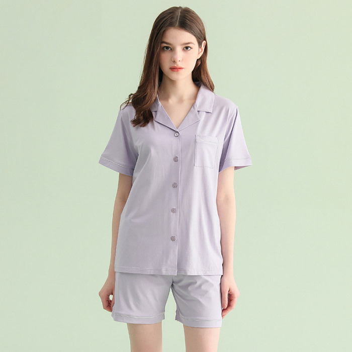Cardigan modal cotton pajamas 89