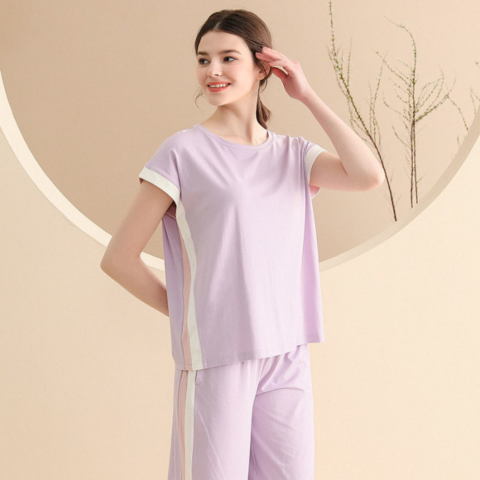 Contrasting Modal Loungewear 88