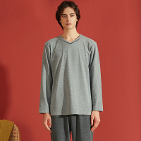 Fleece thickened V-neck loungewear 54