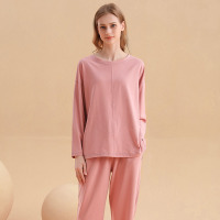 simple european style round neck pajamas 61