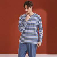 simple striped pajamas 55