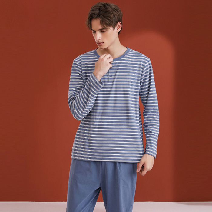 simple striped pajamas 55