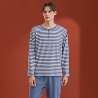 simple striped pajamas 55
