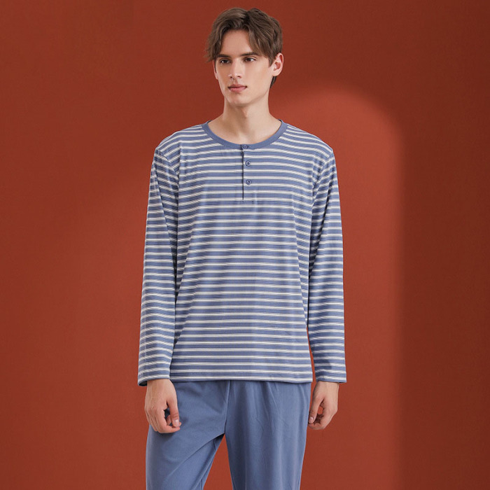 simple striped pajamas 55