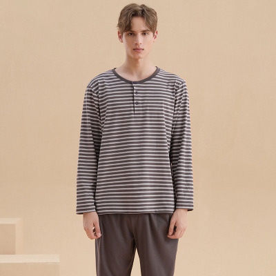 simple striped pajamas 55