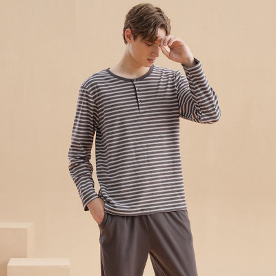 simple striped pajamas 55