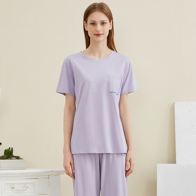 Solid Color Casual Soft Homewear 92