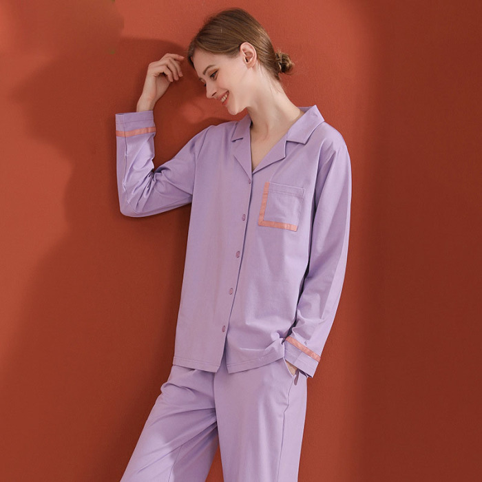 Spandex Panel Simple Pajamas 64