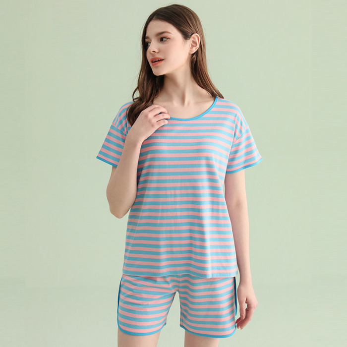 Super Soft Knit Striped Pajamas 98