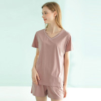 V-neck simple high-quality pajamas 102