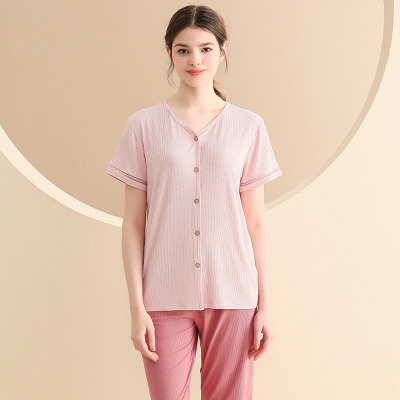 cardigan ribbed pajamas 122