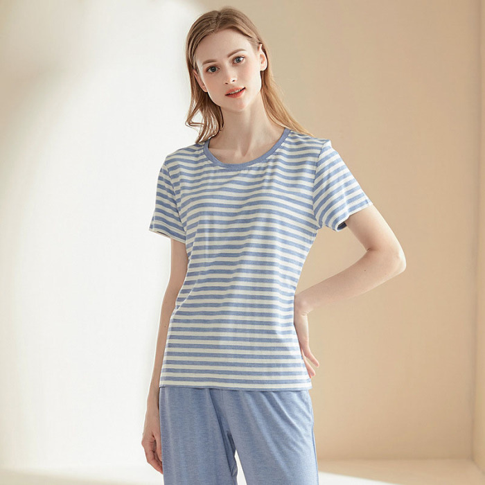 colored yarn jacquard pajamas 119