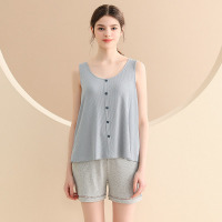 Cool Soft Sleeveless Pajamas 115