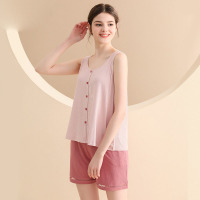 Cool Soft Sleeveless Pajamas 115