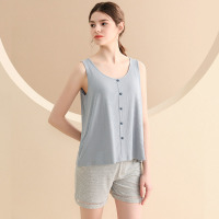 Cool Soft Sleeveless Pajamas 115