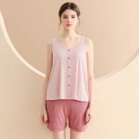 Cool Soft Sleeveless Pajamas 115