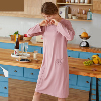 elegant embroidered nightdress 159
