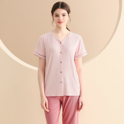 Knitted ribbed short sleeves 109