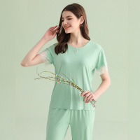 Knitted Soft Lace Pajamas 108