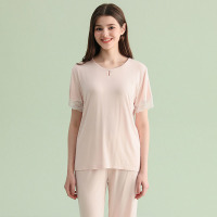 Knitted Soft Lace Pajamas 108