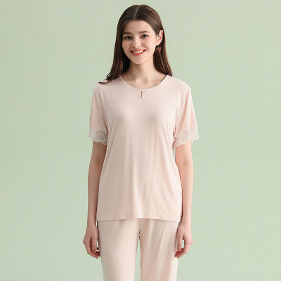 Knitted Soft Lace Pajamas 108