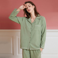 lapel fleece pajamas 135