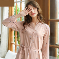 Mori flower pistil tie nightdress 157