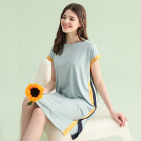 Raglan short sleeve knitted nightdress 158