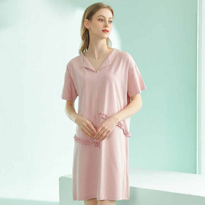 ruffled lace nightdress 152