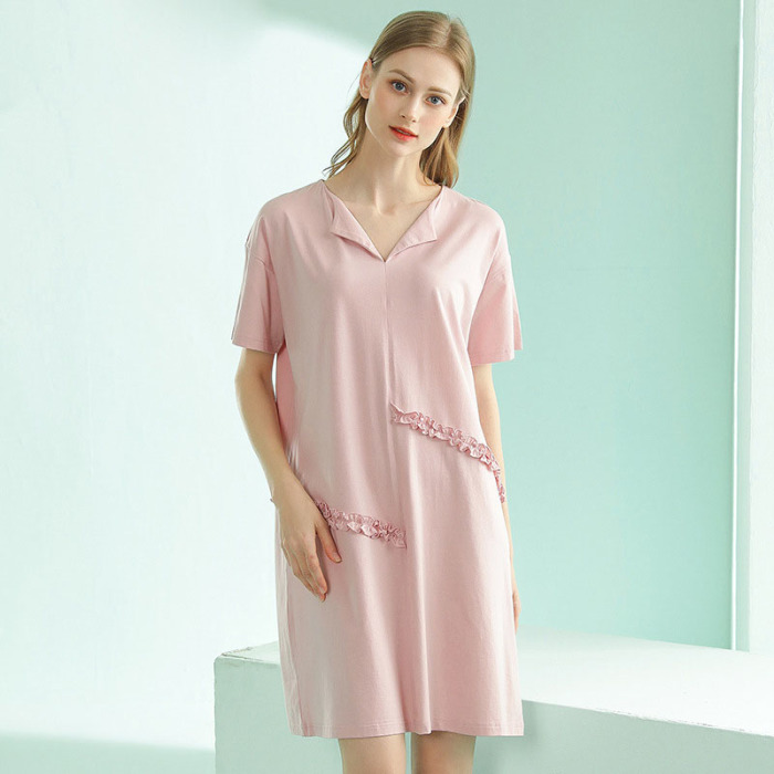 ruffled lace nightdress 152