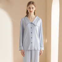 Sweet Lapel Lapel Loungewear 107