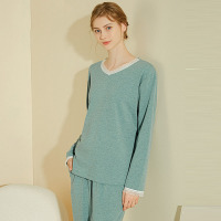 V-neck cashmere pajamas 134